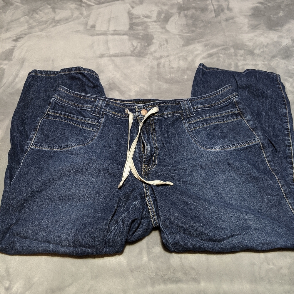 Straight leg jeans